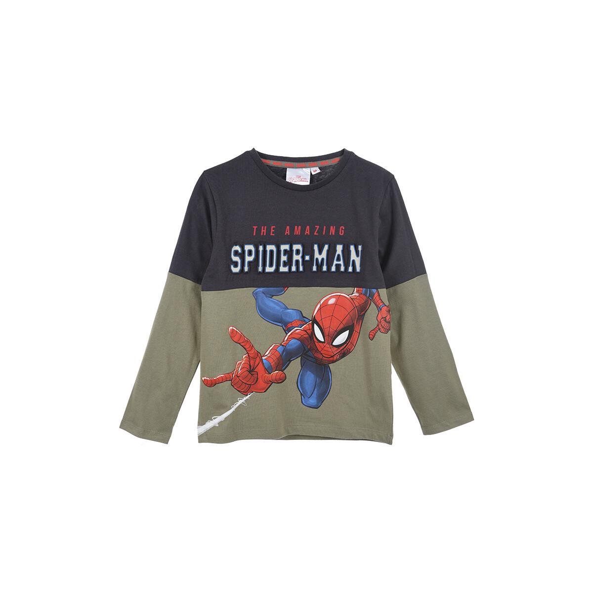 Textil Rapaz T-shirt mangas compridas TEAM HEROES  T SHIRT SPIDERMAN Cinza