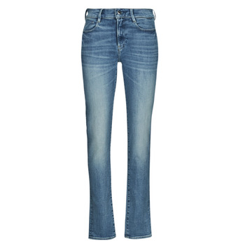 Textil Mulher Calças Jeans horse-print G-Star Raw ACE 2.0 SLIM STRAIGHT WMN Azul claro