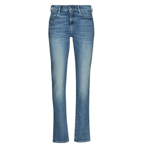 Textil Mulher Calças Jeans Togo G-Star Raw ACE 2.0 SLIM STRAIGHT WMN Azul claro