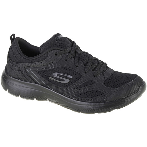 Sapatos Mulher Sapatilhas Skechers Seager Summits Suited Preto