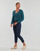 Textil Mulher camisolas Vila VIDEBRA REV L/S V-NECK KNIT TOP Azul