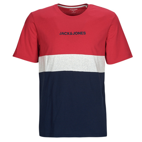 Textil Homem Jjjoe Print Shirt Ls Ss24 Jack & Jones JJEREID BLOCKING TEE SS Multicolor