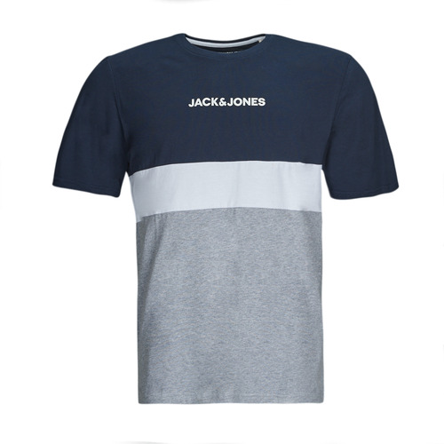Textil Homem Jjejeans Tee Ss O-neck Jack & Jones JJEREID BLOCKING TEE SS Multicolor