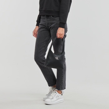Calvin Klein Jeans MINIMAL MONOGRAMSHOULDER BAG Preto