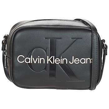 Malas Mulher Bolsa tiracolo Calvin Klein Jeans SCULPTED CAMERA BAG18 MONO Preto