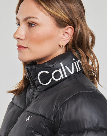 Calvin Klein Jeans FITTED LW PADDED JACKET Preto