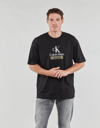 Rodebjer logo-print organic-cotton hoodiens STACKED ARCHIVAL TEE