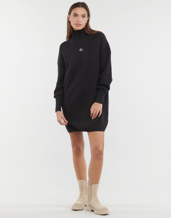 Moschino Cheap & CHIC WOVEN LABEL LOOSE SWEATER DRESS