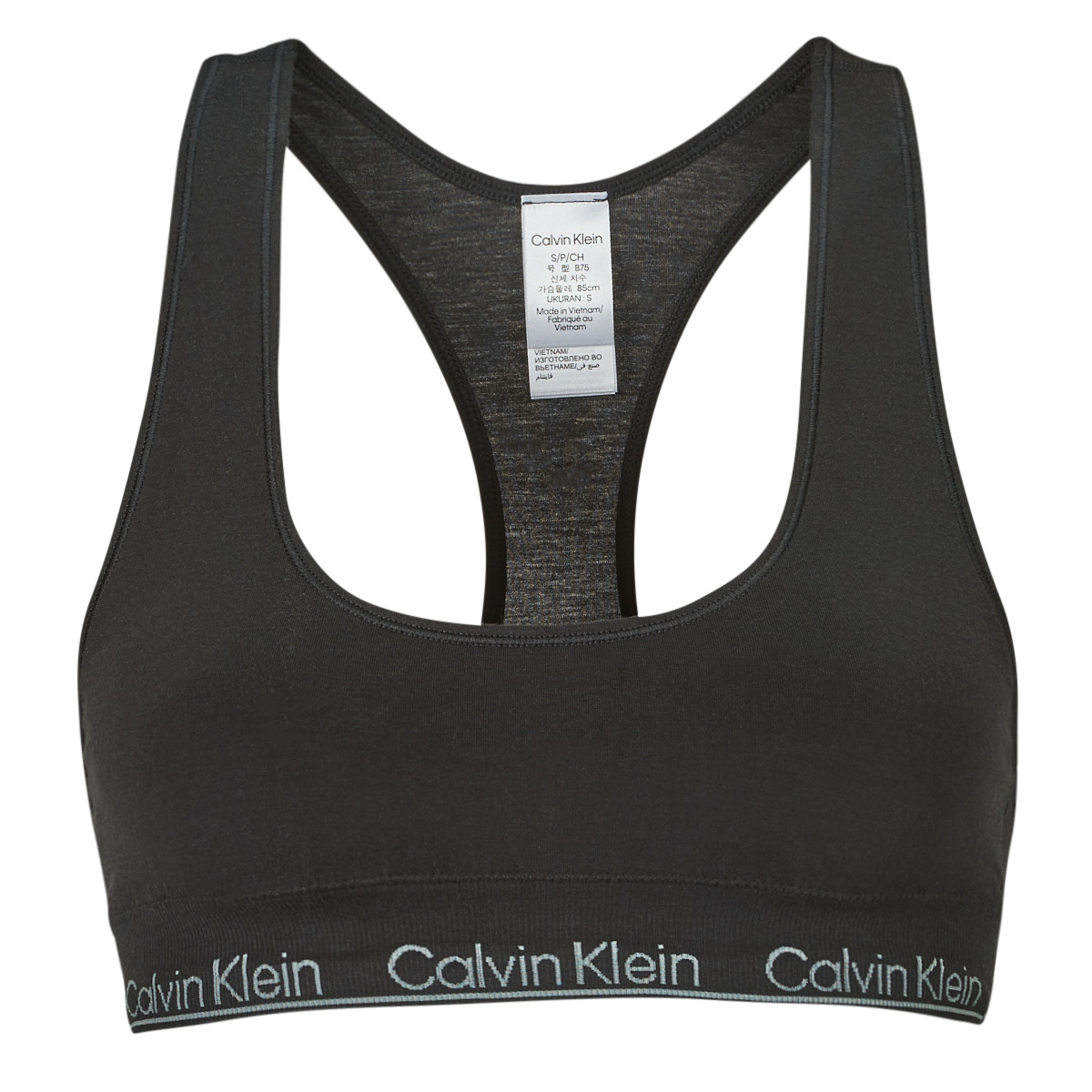 Roupa de interior Mulher Soutiãs sem arco wka Calvin Klein fanny pack in black RACERBACK BRALETTE Preto