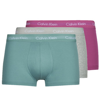 Roupa de interior Homem Boxer Calvin Klein Jeans TRUNK X3 Rosa / Azul / Cinza