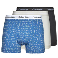 Roupa de interior Homem Boxer Calvin Klein JEANS Lyser TRUNK X3 Preto / Cinza / Azul