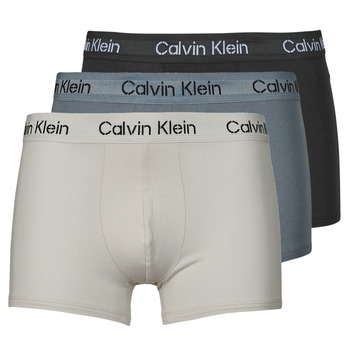 Roupa de interior Homem Boxer Calvin Klein JEANS ricamo TRUNK X3 Preto / Cinza / Azul