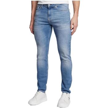Textil Homem Calças de Essential Calvin Klein Jeans  Azul