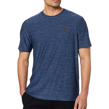 Textil Homem T-Shirt mangas curtas adidas castanho Originals  Azul