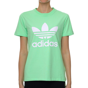 Textil Rapariga T-shirts e Pólos Bambi adidas Originals  Verde