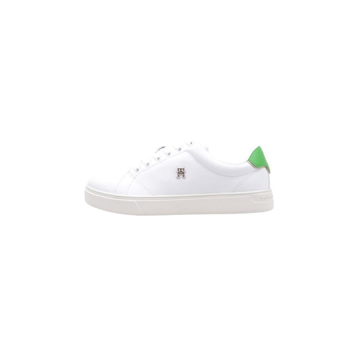 Sapatos Mulher Sapatilhas Schultertasche Tommy Hilfiger ELEVATED ESSENTIAL COURT SNEAKER Verde