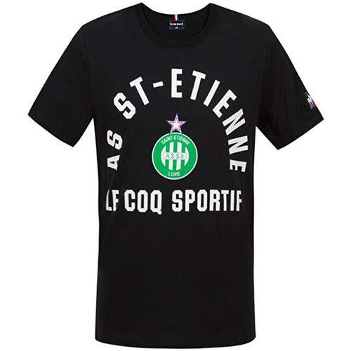 Textil Criança T-Shirt mangas curtas Le Coq Sportif  Preto