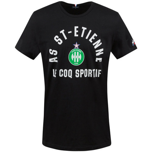 Textil Homem T-Shirt mangas curtas Le Coq Sportif  Preto