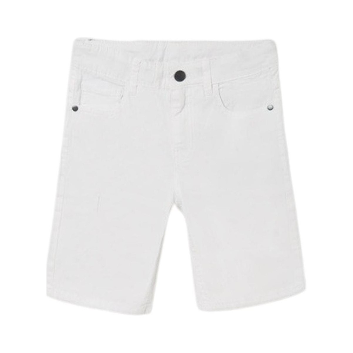 Textil Rapaz ruched Shorts / Bermudas Mayoral  Branco