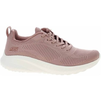 Sapatos Mulher Sapatilhas Skechers Bobs Squad Chaos Face Off Rosa
