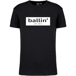 Textil Homem T-Shirt mangas curtas Ballin Est. 2013 Cut Out Logo sweater Shirt Preto