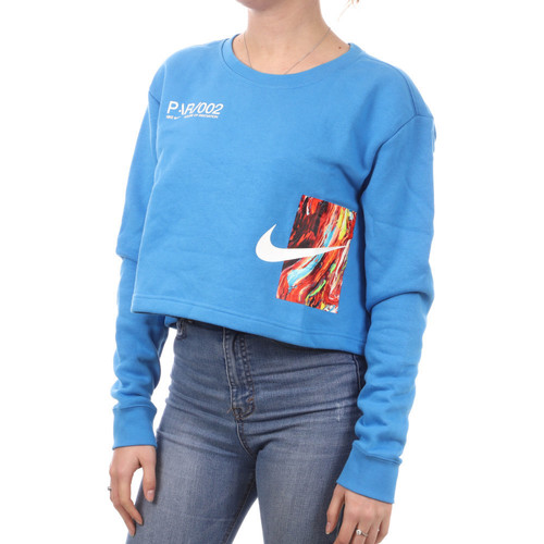 Textil Mulher Sweats Nike rider  Azul