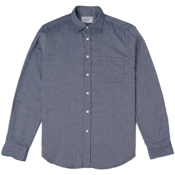 Textil Homem Camisas mangas comprida Portuguese Flannel Camisa Espiga - Blue Azul