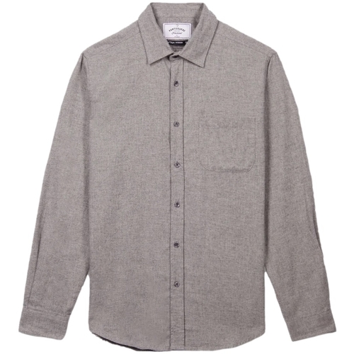 Textil Homem Camisas mangas comprida Portuguese Flannel Camisa Grayish Cinza