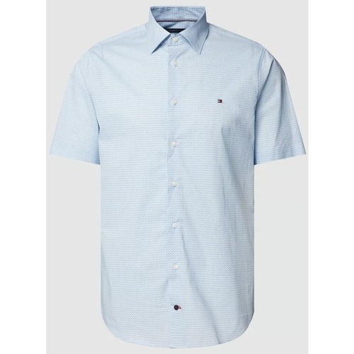 Textil Homem Camisas mangas comprida Tommy Hilfiger MW0MW30636 Azul