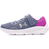Under Armour eng Charged Joggers in pile blu navy con logo