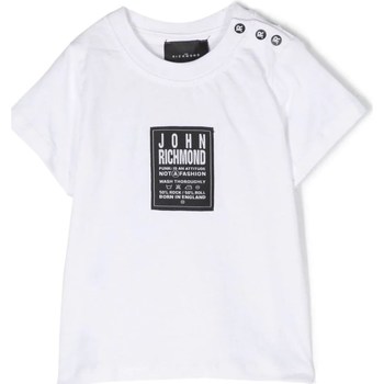 Textil Mulher T-Shirt mangas curtas John Richmond RIP23058TS Branco
