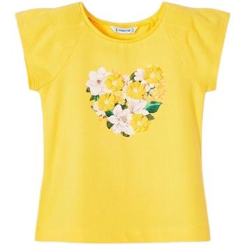 Textil Rapariga T-shirts e Pólos Mayoral  Amarelo