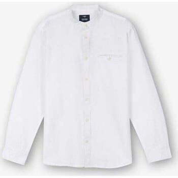 Textil Rapaz Camisas mangas comprida Tiffosi 10049993-001-1-21 Branco