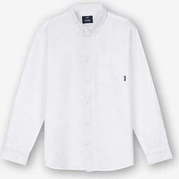 Textil Rapaz Camisas mangas comprida Tiffosi 10049994-001-1-21 Branco