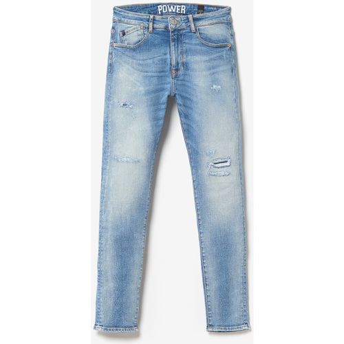 Textil Homem Calças de ganga Le Temps des Cerises Jeans skinny POWER, 7/8 Azul