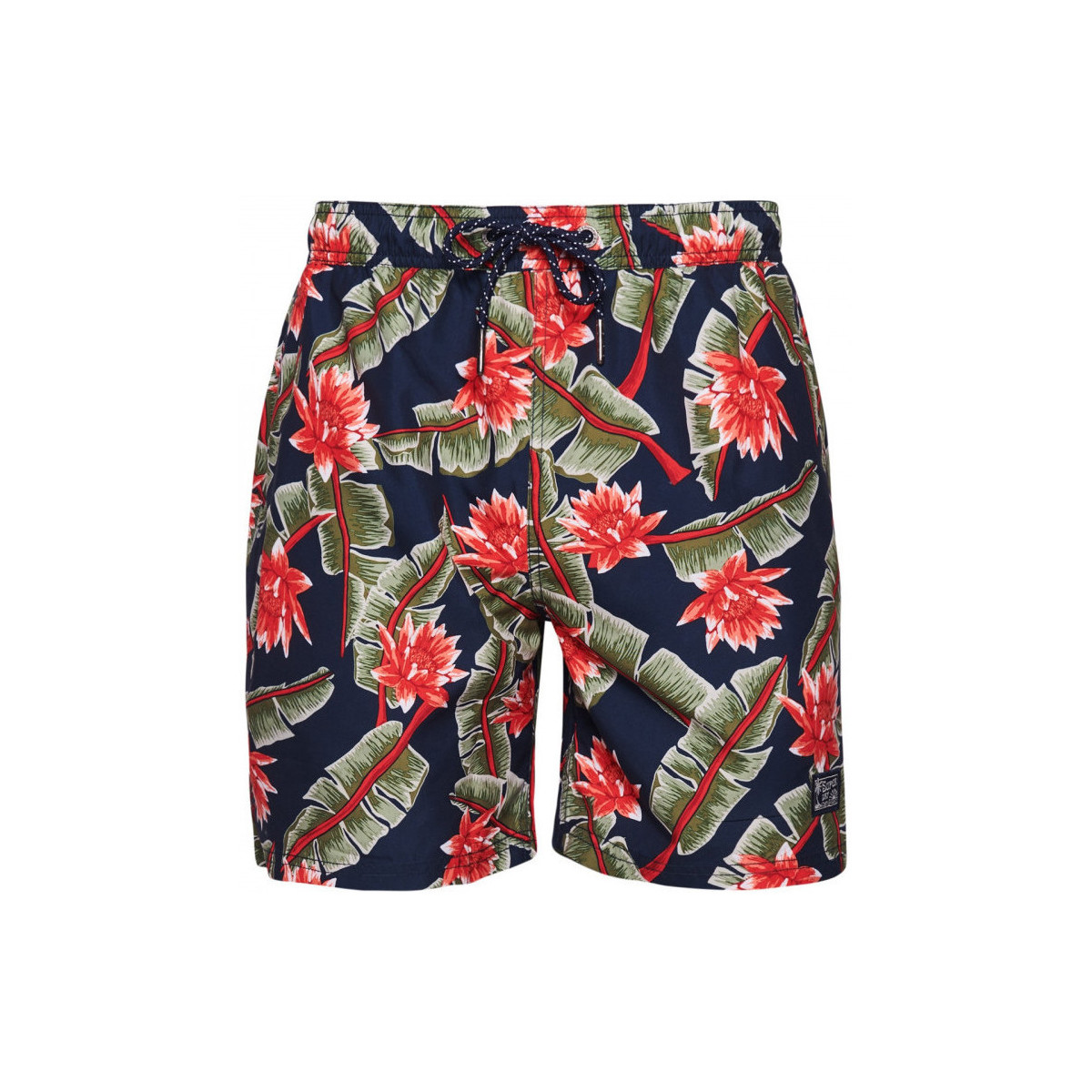 Textil Homem Fatos e shorts de banho Superdry Vintage hawaiian swimshort Azul