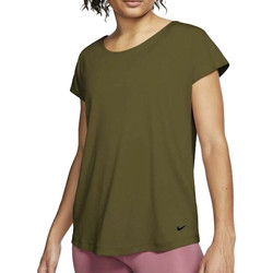 Textil Mulher T-Shirt tops mangas curtas Nike  Verde