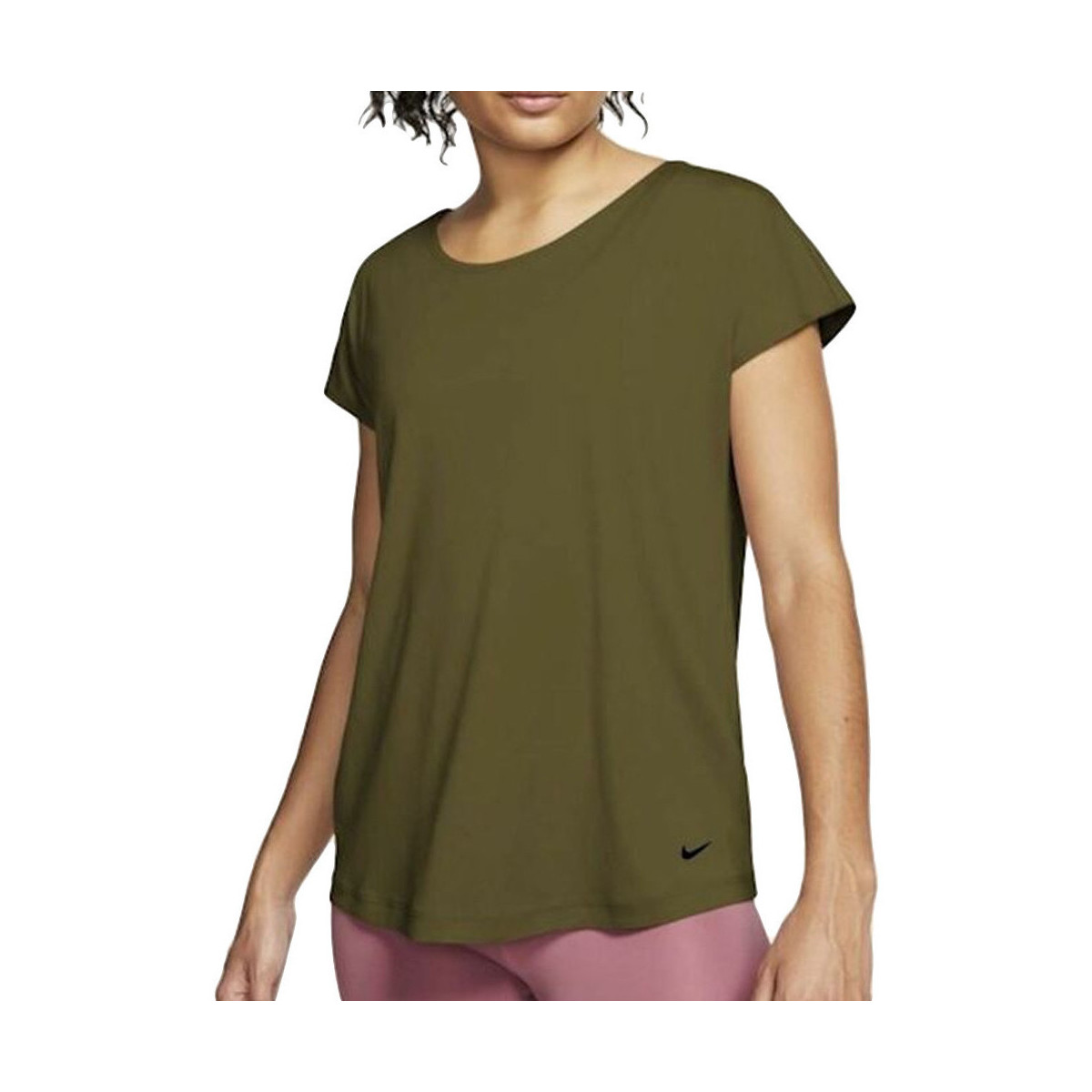 Textil Mulher T-shirts e Pólos Nike  Verde