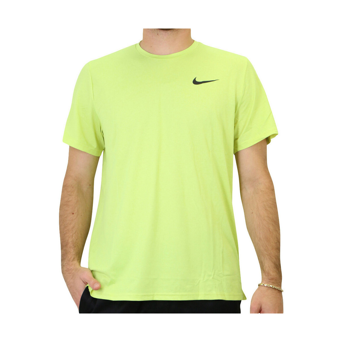 Textil Homem T-shirts e Pólos Nike  Amarelo