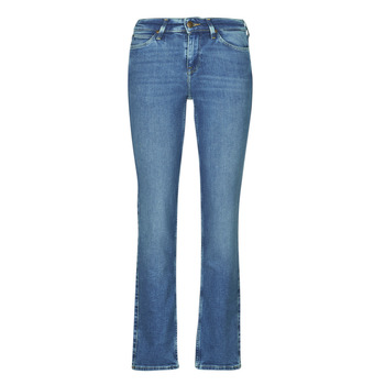 Textil Mulher Calças Jeans with Lee MARION STRAIGHT Azul
