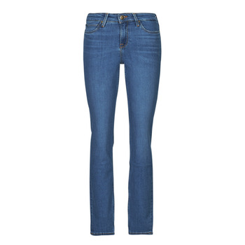 Textil Mulher Calças Jeans with Lee MARION STRAIGHT Azul