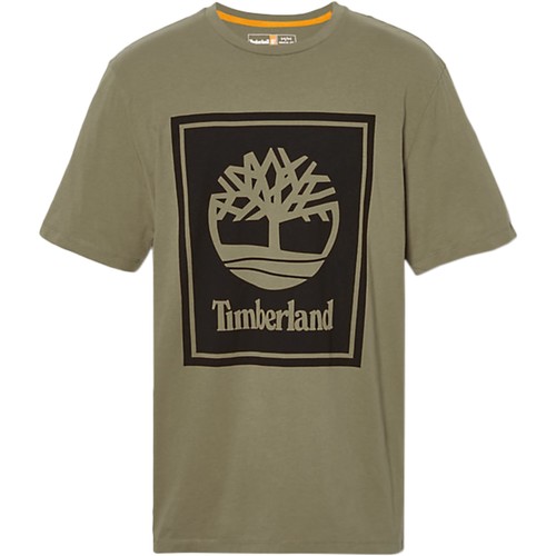 Textil Homem T-Shirt mangas curtas Timberland 208543 Verde