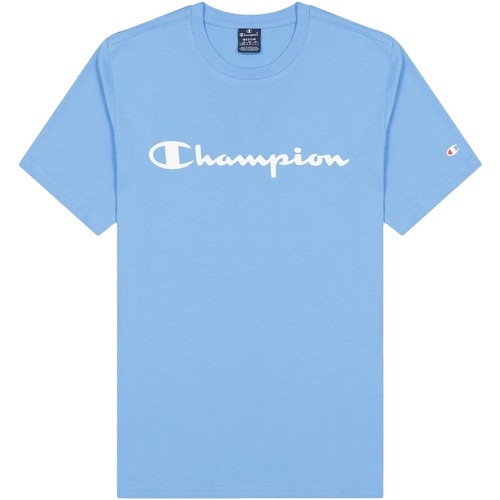 Textil Homem T-Shirt quilted mangas curtas Champion  Azul