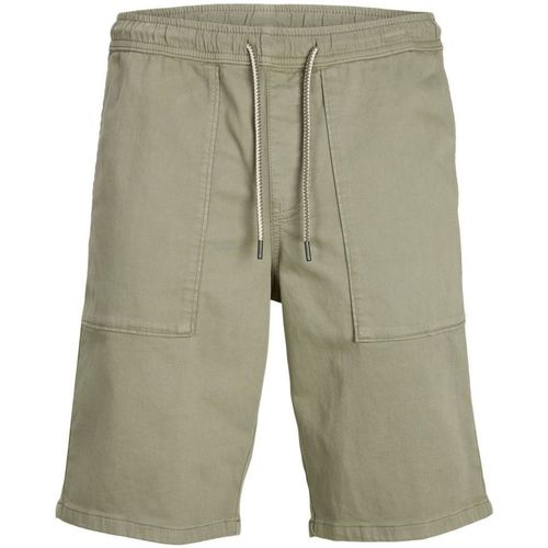 Textil Homem Shorts / Bermudas Jack & Jones 12229946 JOGGER AMA-DEEP LICHEN Verde