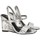 Sapatos Mulher Sandálias Karl Lagerfeld KL34610 ICE WEDGE Prata