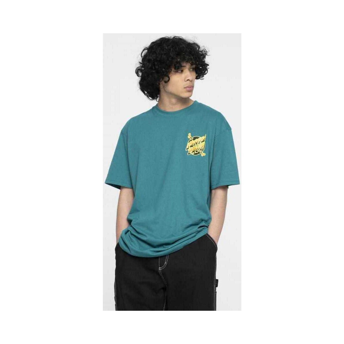 Textil Homem T-shirts e Pólos Santa Cruz Winkowski volcano dot t-shirt Verde