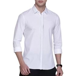 Textil Homem Camisas mangas comprida Calvin Klein ROHDE JEANS 38724-26076 Branco