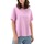 Textil Mulher T-shirts capuche e Pólos Woolrich WWTE0070FR Rosa