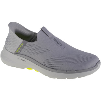 Sapatos Homem Sapatilhas Skechers Slip-Ins: GO WALK 6 - Easy On Cinza