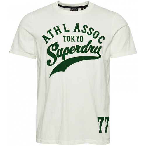 Textil Homem T-shirts e Pólos Superdry Vintage home run Bege